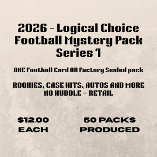 2026 Logical Choice Football Mystery Pack - Series 1